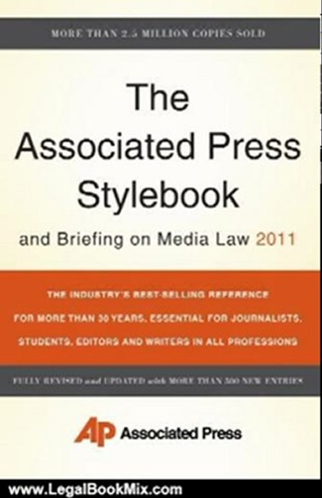 Legal Book Review: The Associated Press Stylebook and Briefing on Media Law 2011 (Associated Press Stylebook & Briefing on Media Law) by Associated Press