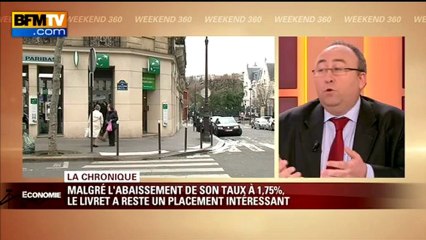 La chronique éco : le taux du Livret A abaissé à 1,75 % - 01/02