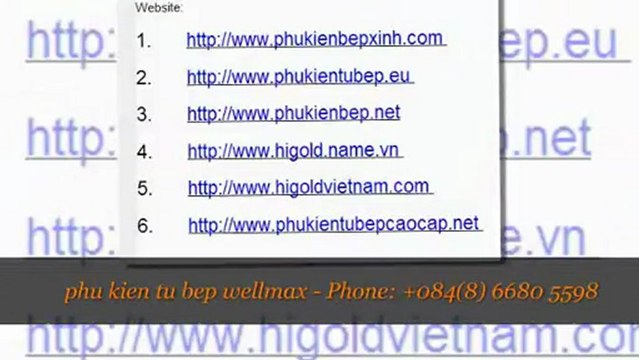 Bảng giá phụ kiện wellmax -báo giá phụ kiện tủ bếp, Hotline: 0909 816 786