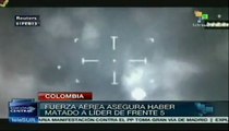 Fuerza aérea colombiana mató a 