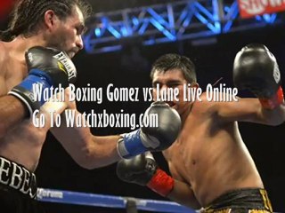Watch Boxing Fight Gomez vs Lane Live Broadcast