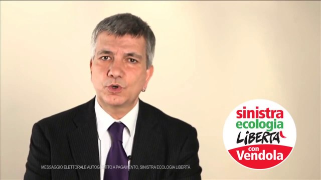 Nichi Vendola - Votare SEL vuol dire votare la sinistra che sa governare (01.02.13)