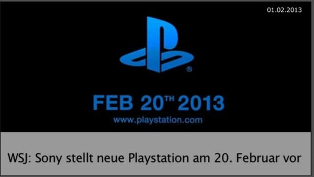 WSJ: Sony stellt neue Playstation am 20. Februar vor