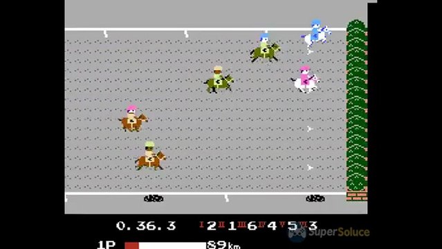 Family Jockey : Quatre courses Hippiques sur NES