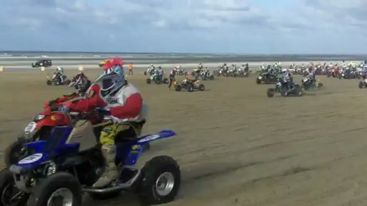 Départ du Quaduro du Touquet 2013