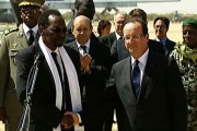 Déclaration du Président de la République à l'aéroport de Tombouctou, au Mali