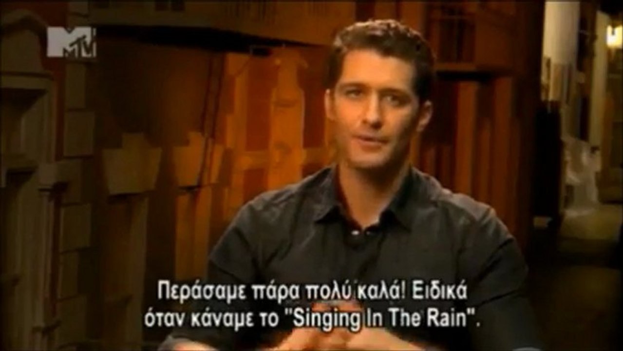 Matthew Morrison on MTV Greece - Part 2
