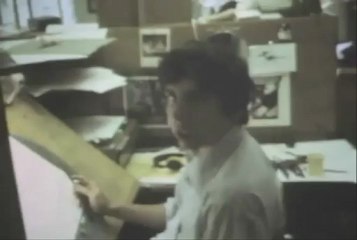 Tim Burton at Walt Disney Animation Studio 1980