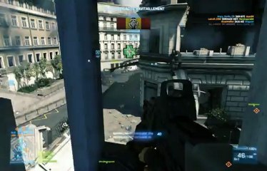 Battlefield 3 / Traversée de la Seine / Conquête 32p / 44-22