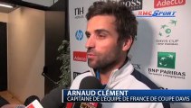 Coupe Davis / Arnaud Clément dresse le bilan de la 1ère journée - 01/02