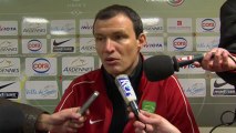 Conférence de presse CS Sedan - Clermont Foot : Laurent  GUYOT (CSSA) - Régis BROUARD (CFA) - saison 2012/2013