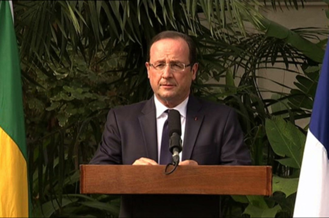 Point de presse depuis la résidence de France, à Bamako, Mali