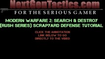 Modern Warfare 2 Multiplayer Search and Destroy (Rush Series) Tutorial for Scrapyard Defense in HD