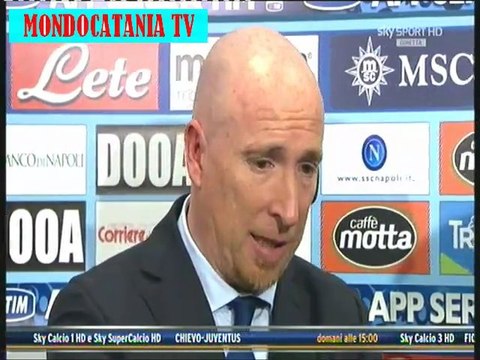 Maran Post Napoli-Catania 2-0 ***2 febbraio 2013***