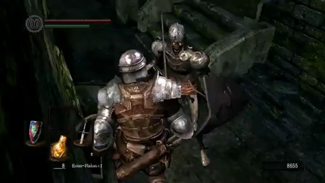 Let's Play Dark Souls [BLIND] (German) Part 24 - Knock down the Knight