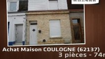 A vendre - maison - COULOGNE (62137) - 3 pièces - 74m²