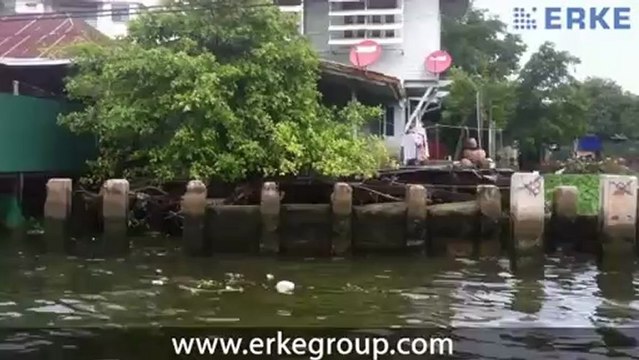ERKE Dış Ticaret ltd., Cement Sheet Pile Application - Bangkok Thailand
