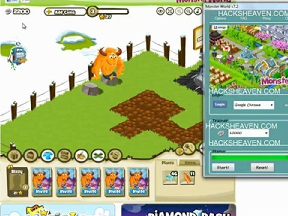 Monster World hack v7.2