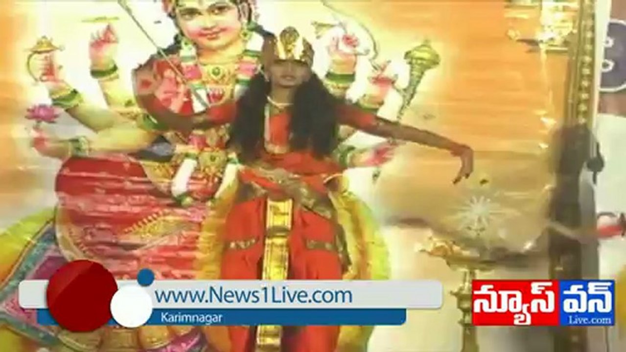 Paramitha High School in KNR (Mahishasura Mardhini)