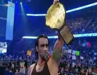 CM Punk dressed as Jeff Hardy