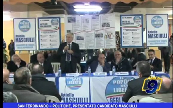 San Ferdinando Politiche, presentato candidato Masciulli