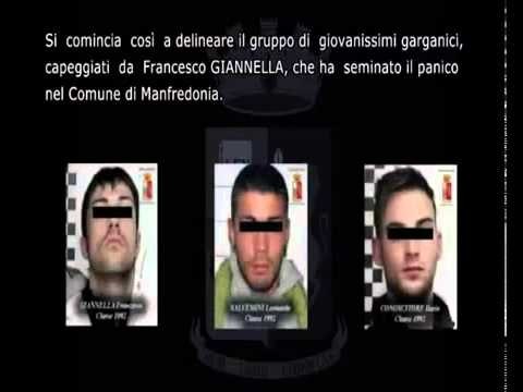 Foggia - Operazione Romanzo Criminale , omicidio Matteo Di Bari (02.02.13)