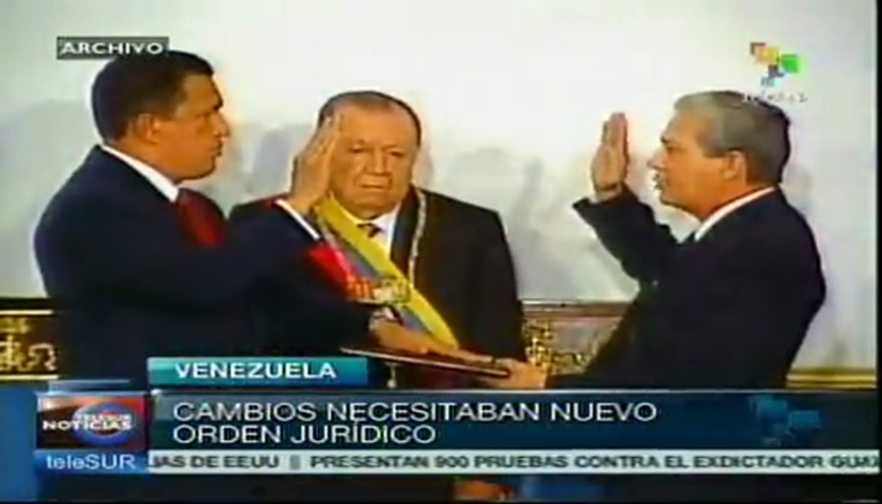 Venezuela recuerda hoy la primera juramentación de Chávez