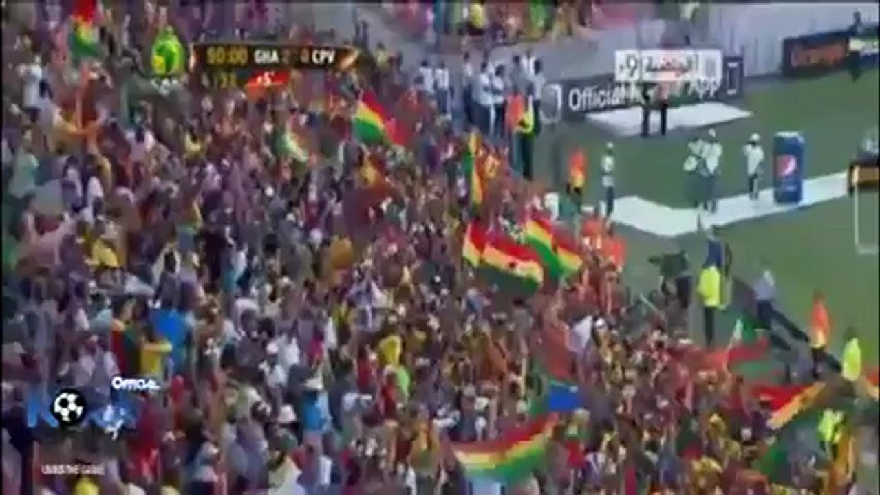 LES GRAND MOMENTS DU MATCH GHANA VS CAP VERDE 2-0 CAN 2013 02 FEVRIER 2013
