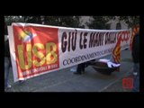 Napoli - La protesta dei lavoratori IPERCOOP davanti al Comune 1 (31.01.13)