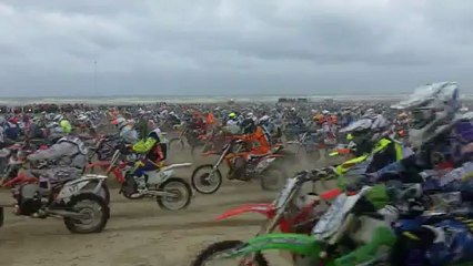 Départ de l'enduropale 2013