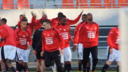 02/02/13 : FCL-SRFC : l'échauffement