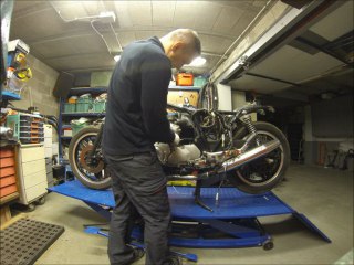 Projet Old School cb 750 première étape