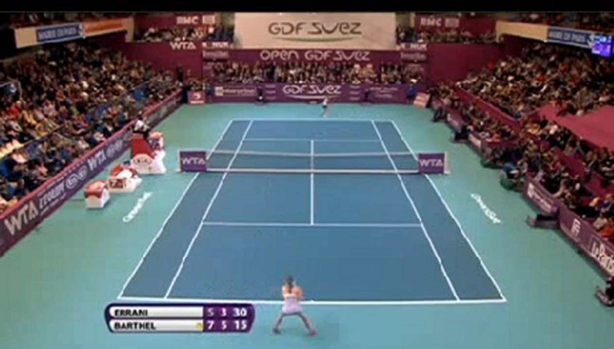 Errani - Barthel - WTA Parigi 2013 - Finale - Livetennis.it