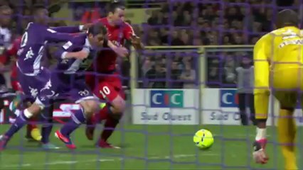 But Grégory VAN DER WIEL (73ème) - Toulouse FC - Paris Saint-Germain (0-4) - saison 2012/2013