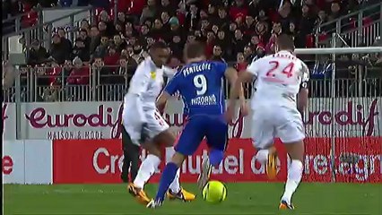 But Nemanja PEJCINOVIC (13ème) - Stade Brestois 29 - OGC Nice (0-2) - saison 2012/2013