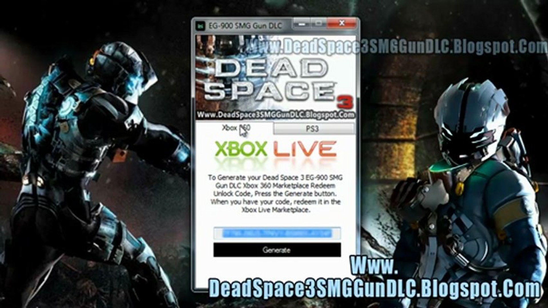 Dead Space 3 EG-900 SMG Gun DLC Free Download - video Dailymotion