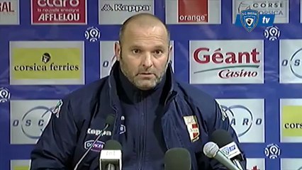 L1 / 2012-13 : Bastia 0-0 Evian : Réaction de P. Dupraz