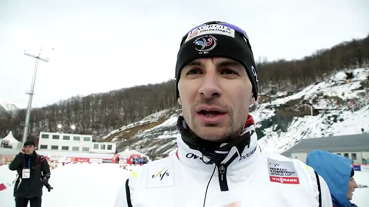 Itw de Sébastien Lacroix 2e épreuve par équipe de Sotchi