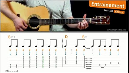 Jouer Heart of gold à la guitare - Entraînements à différentes vitesses