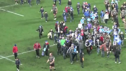 Interview supporters après Montpellier Cardiff