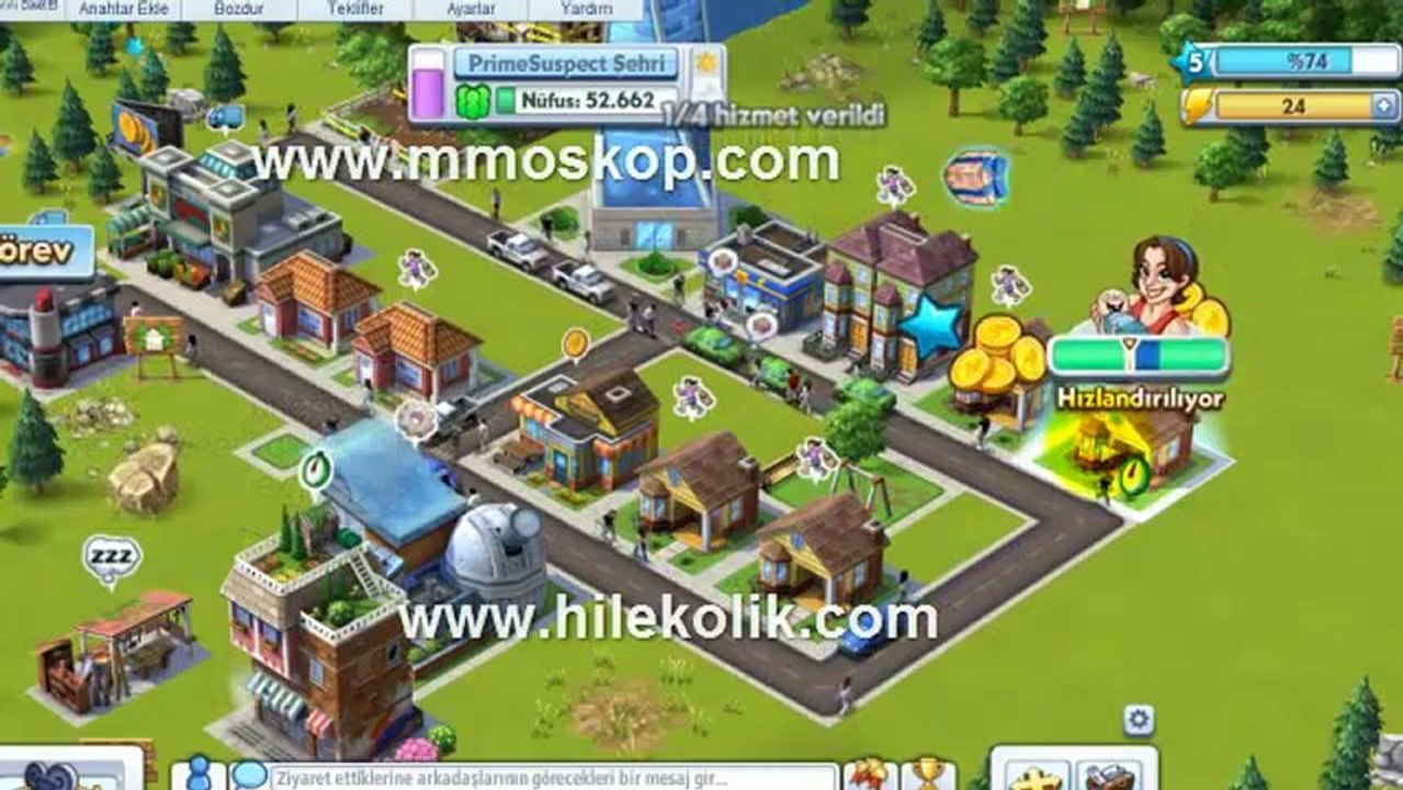 Cityville 2 Bitmeyen Enerji Hilesi - www.hilekolik.com