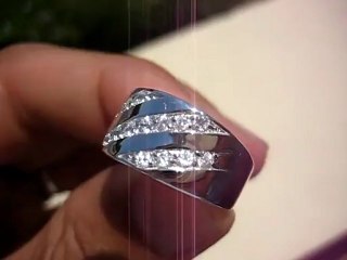 Real Brilliance Diamond Simulated Band Ring