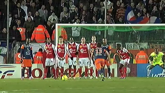 Résumé MHSC 3-1 Reims (J23)