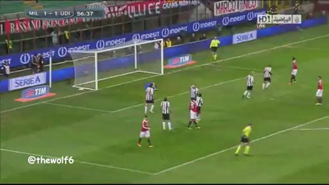 AC Milan 2-1 Udinese - AllGoals & Highlights 3-2-2013