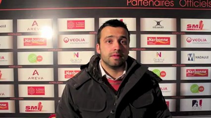 Christopher Ruiz après Narbonne - Brive