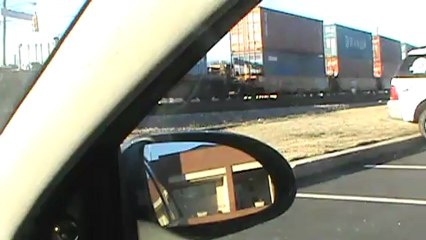 Union Pacific stack train east through Austell Ga.