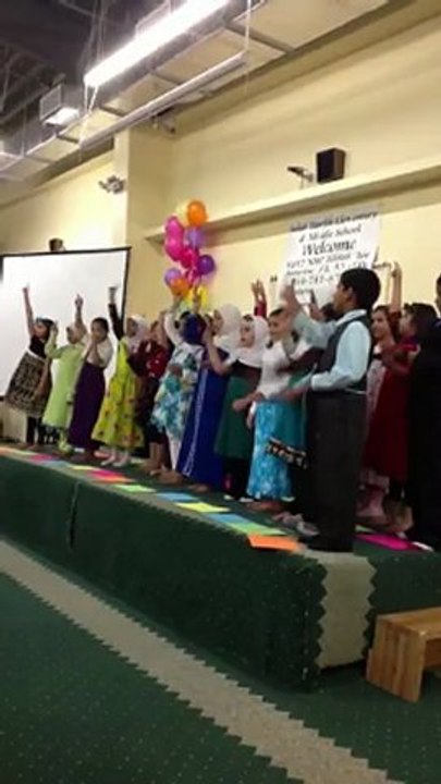 Hateem and class mate presentation