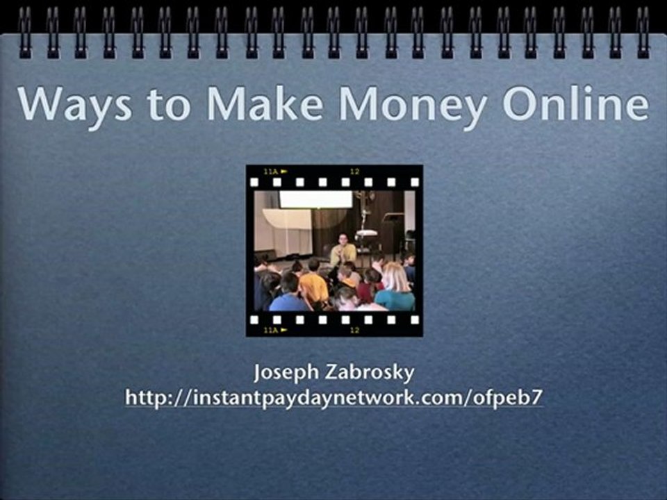 Ways To Make Money Online Broadcast