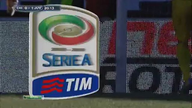Футбол. Чемпионат Италии. 23 тур. Кьево-Ювентус. 1 тайм (03.02.2013)