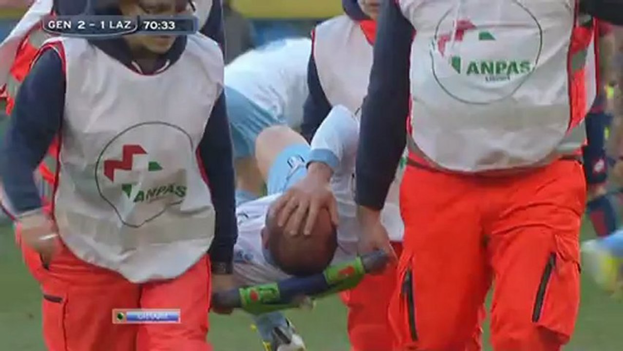 Футбол. Чемпионат Италии. 23 тур. Дженоа-Лацио. 2 тайм (03.02.2013)